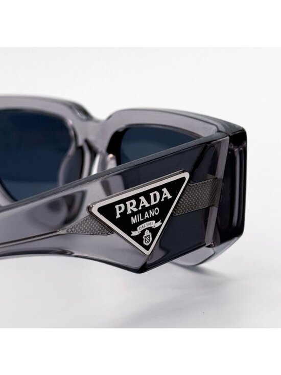 NEW PRADA SUNGLASSES PR09ZS 18S09T TRANSPARENT GRAY UNISEX PR 09ZS 18S09T, SPR 0 main image 5
